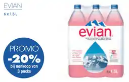Prik en Tik Evian aanbieding