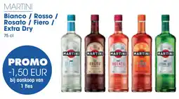 Prik en Tik Martini Bianco / Rosso / Rosato / Fiero / Extra Dry aanbieding
