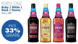 Prik en Tik Porto Cruz Ruby / White / Rosé / Tawny aanbieding
