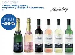 Prik en Tik Night Orient Classic / Rosé / Merlot / Tempranillo / Sauvignon / Chardonnay aanbieding