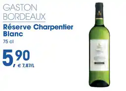 Prik en Tik Gaston Bordeaux Réserve Charpentier Blanc aanbieding