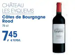 Prik en Tik Château Les Eyquems Côtes de Bourgogne Rood aanbieding