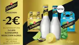 Prik en Tik Schweppes selection aanbieding