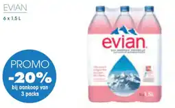 Prik en Tik Evian aanbieding