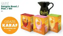 Prik en Tik Quint Sangria Rood / Pink / Wit aanbieding