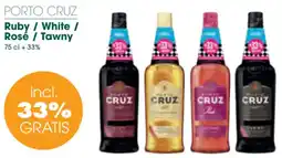 Prik en Tik Porto Cruz Ruby / White / Rosé / Tawny aanbieding