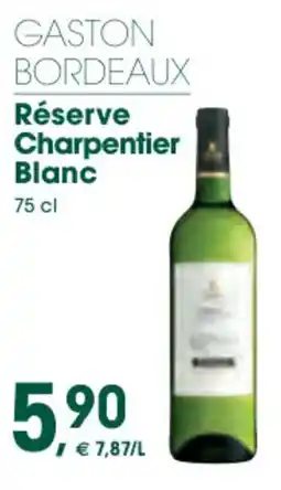 Prik en Tik Gaston Bordeaux Réserve Charpentier Blanc aanbieding