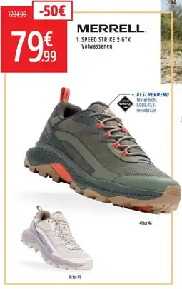 Intersport Merrell speed strike 2 gtx volwassenen aanbieding