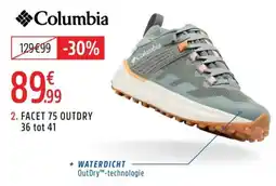 Intersport Columbia facet 75 outdry aanbieding