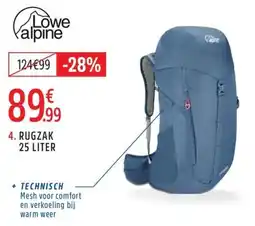 Intersport Lowe valpine rugzak aanbieding