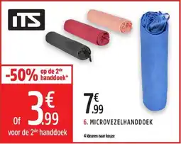 Intersport ITZ microvezelhanddoek aanbieding