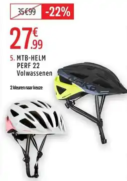Intersport MTB-HELM PERF 22 Volwassenen aanbieding
