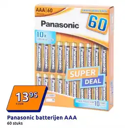 Action Panasonic batterijen AAA aanbieding