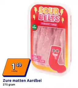 Action Zure matten Aardbei aanbieding