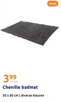 Action Chenille badmat aanbieding