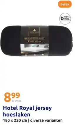 Action Hotel Royal jersey hoeslaken aanbieding