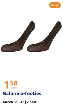 Action Ballerina footies aanbieding
