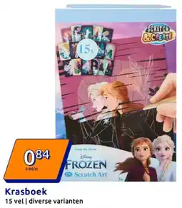 Action Krasboek aanbieding