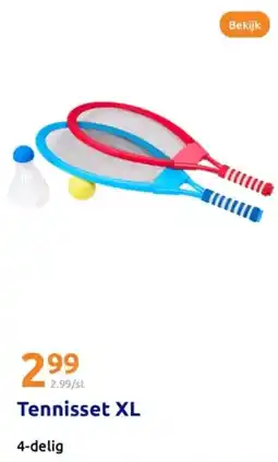 Action Tennisset XL aanbieding