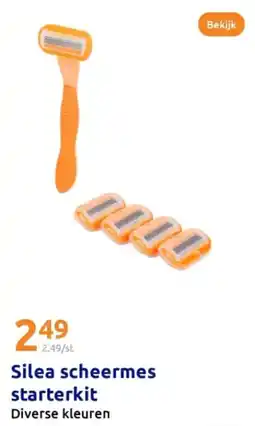 Action Silea scheermes starterkit aanbieding
