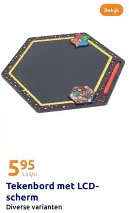 Action Tekenbord met LCD scherm aanbieding