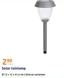 Action Solar tuinlamp aanbieding