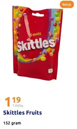 Action Skittles Fruits aanbieding