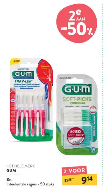 Di Gum Interdentale ragers 50 stuks aanbieding
