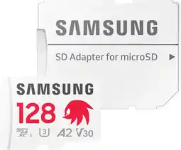Coolblue Samsung MicroSDXC PRO Plus 128 Go Sonic the Hedgehog aanbieding