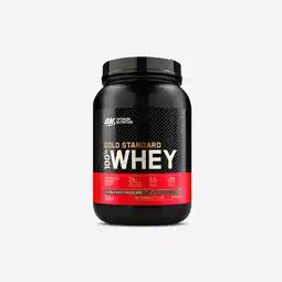Decathlon Eiwitpoeder Gold Standard Whey double rich chocolate 908 g aanbieding