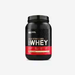 Decathlon Gold Standard Whey vanilla ice cream 908 g aanbieding