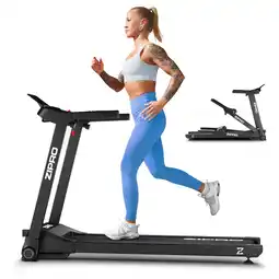 Decathlon Loopband Zipro Ramble 125 x 45 cm 16 km/u compact, opvouwbare, tilt aanbieding