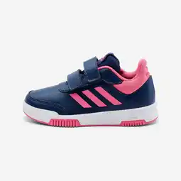 Decathlon Kindersneakers Tensaur blauw roze aanbieding