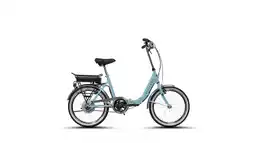 Decathlon VILLETTE Elektro- Klapprad 20 Zoll le Balade, hellblau aanbieding