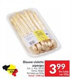 Intermarché Blauwe violette asperges aanbieding