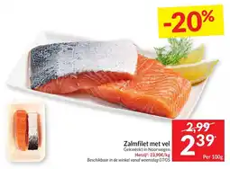 Intermarché Zalmfilet met vel aanbieding