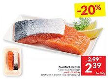 Intermarché Zalmfilet met vel aanbieding