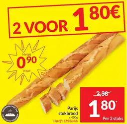 Intermarché Parijs stokbrood aanbieding