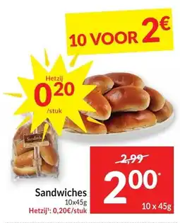 Intermarché Sandwiches aanbieding