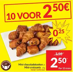 Intermarché Mini chocoladekoeken of Mini croissants aanbieding