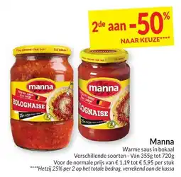 Intermarché Manna aanbieding