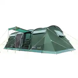 Decathlon Tunneltent Familietent Montana 10 Sleeper Protect - 10 personen - Kamperen aanbieding