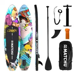 Decathlon BUSTART x MATCHU - limited edition sup board - Art collection aanbieding