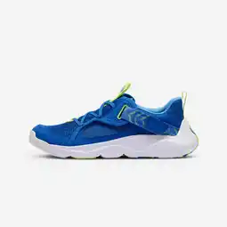 Decathlon Ademende multisport kinderschoenen Playful Summer blauw geel aanbieding