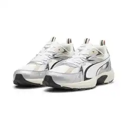 Decathlon Milenio Tech sneakers PUMA Warm White Silver Metallic aanbieding
