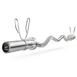 Decathlon Olympic Curl Bar 120 cm Ø 50 mm UpForm aanbieding