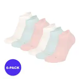 Decathlon Xtreme - Fitness Sneakersokken - 6-Pack - Multi Pastel Unisex - Sportsokken aanbieding