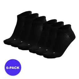 Decathlon Xtreme - Fitness Sneakersokken - 6-Pack - Zwart Unisex - Sportsokken aanbieding