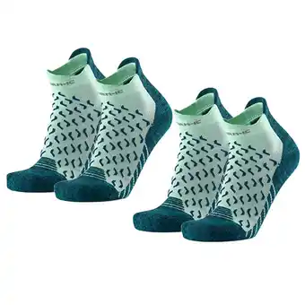 Decathlon Drogere trekkingsokken voor dames. Set van 2 paar - Outdoor UltraCool Ankle Lady aanbieding