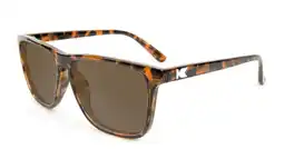 Decathlon Zonnebril Glossy Tortoise Shell / Amber Fast Lanes aanbieding